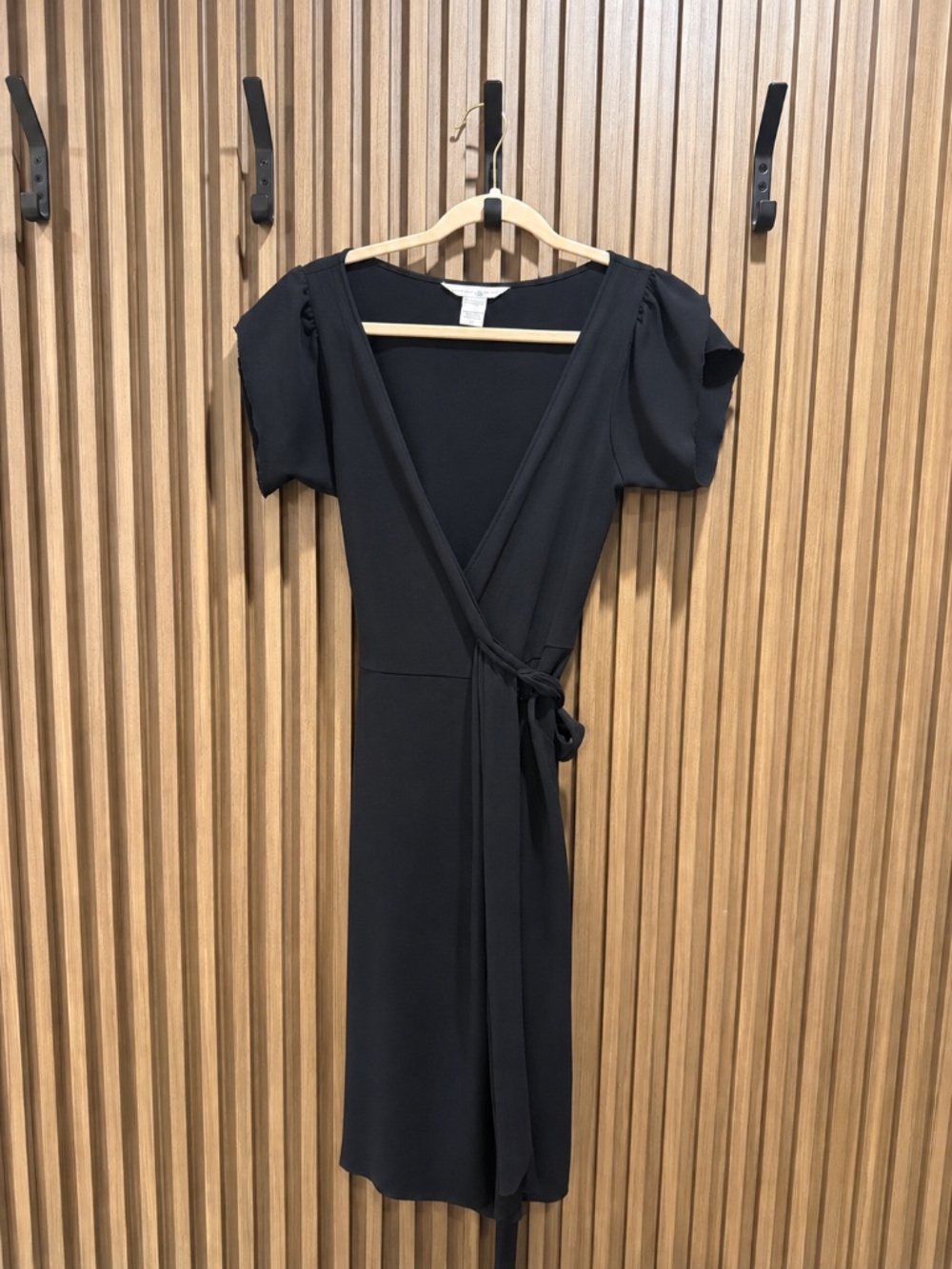 Diane von Furstenberg Antoinette Wrap Dress in classic black